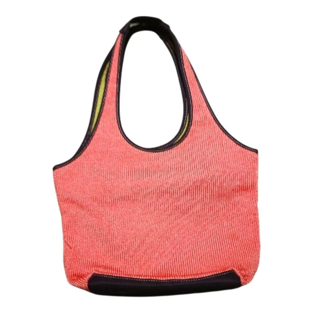 The Sak Crochet Purse Boho Tote Chic Hobo Lined Snap Zip Handbag